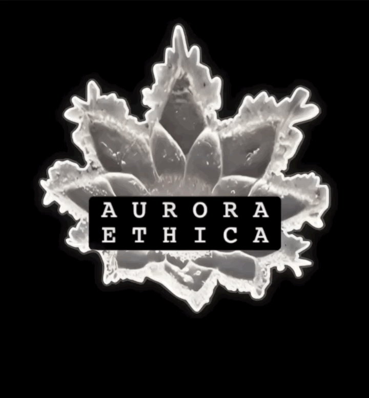 Aurora Ethica animated emblem sharing card